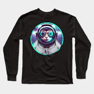 Astronaut Cat Long Sleeve T-Shirt